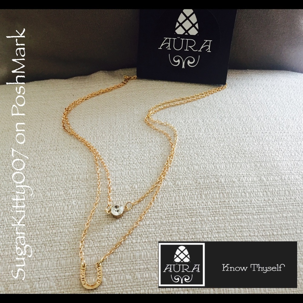 Good Luck Lucky Horseshoe Multilayer Necklace - Picture 6 of 6